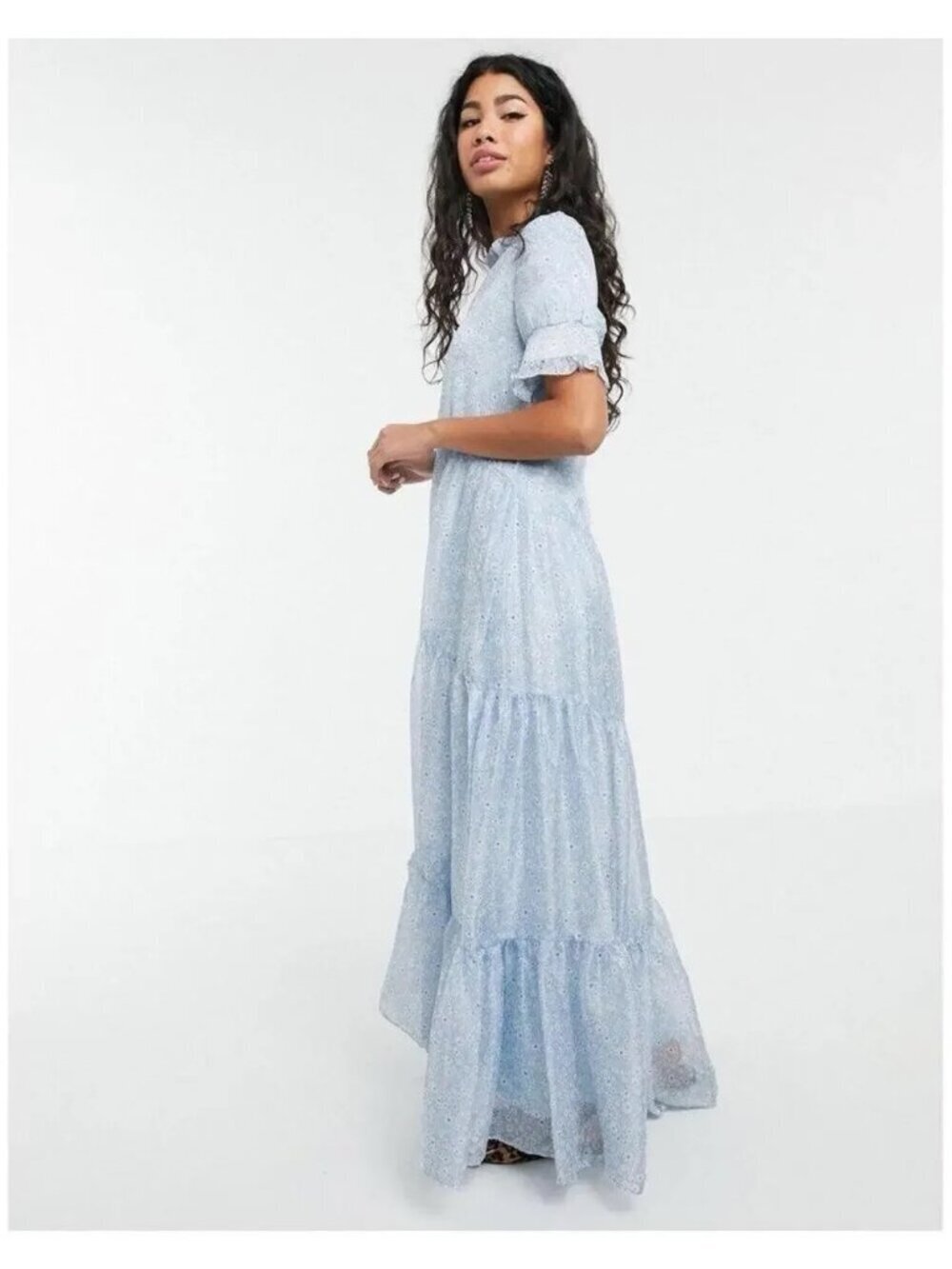 NWOT Sister Jane tiered maxi dress in ditsy vintage floral Size M